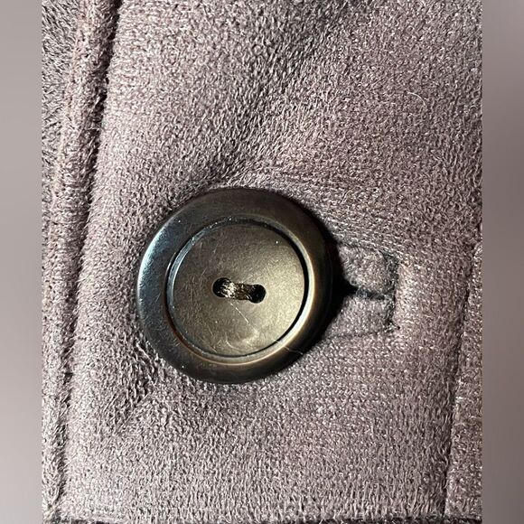 Concepts by Claiborne Men’s Brown Suede Sherpa Lined Button Down Jacket (Large) - Picture 11 of 11